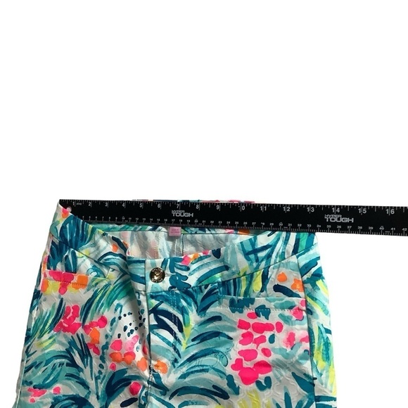 Lilly Pulitzer Kelly Skinny Ankle Serene Blue Tippy Top Pants Size 00 - Picture 5 of 8
